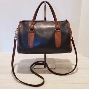 Rare Vintage Coach Madison Satchel Spectator Handbag Black 6765